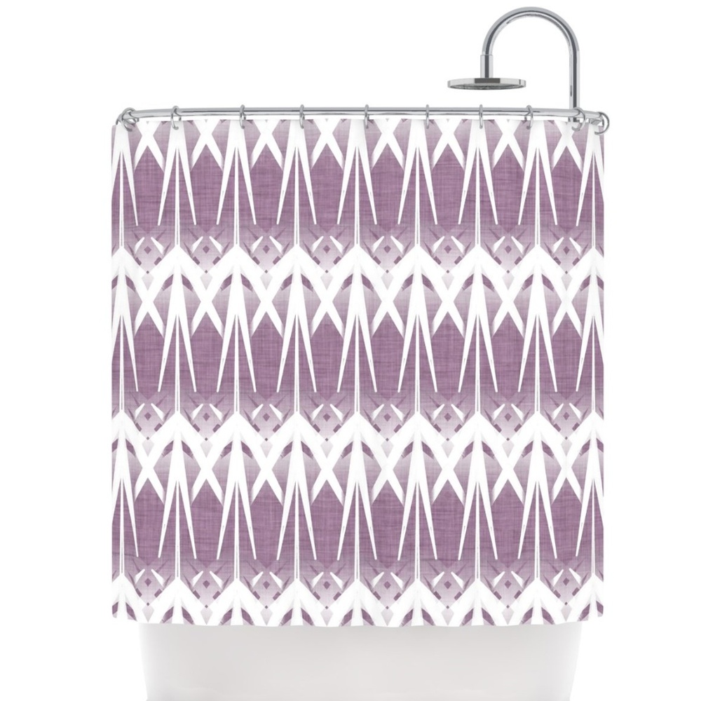 NWT Kess InHouse Alison Coxon Arrow Lavender Showe